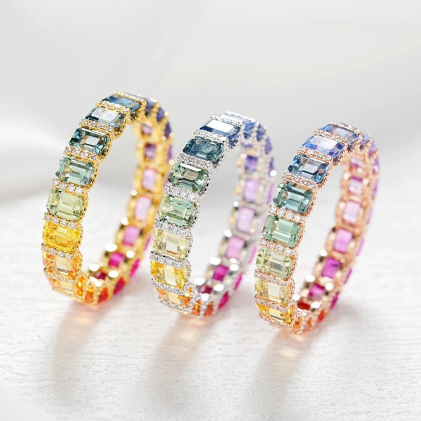 18KGold Diamond and Sapphire RING (18KJRD124) ORDER