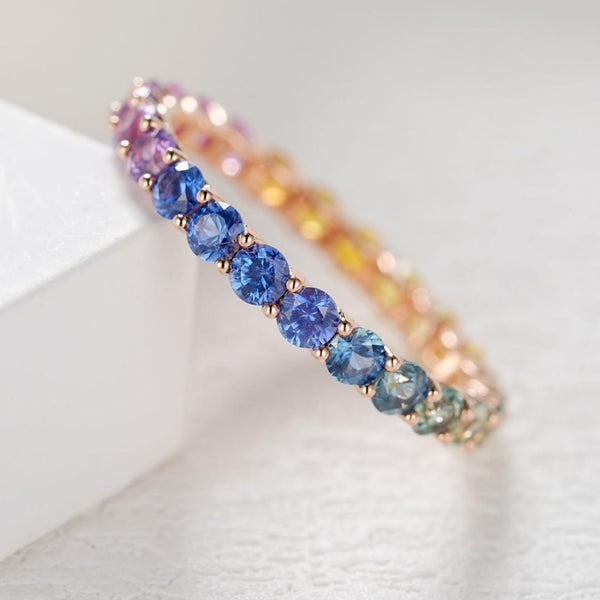 18KGold Diamond and Sapphire RING (18KJRD126) ORDER