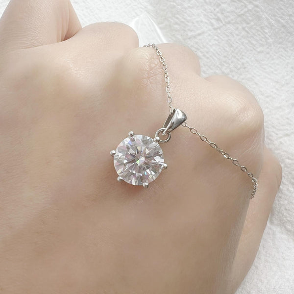 MOISSANITE SILVER NECKLACE(JNM020)