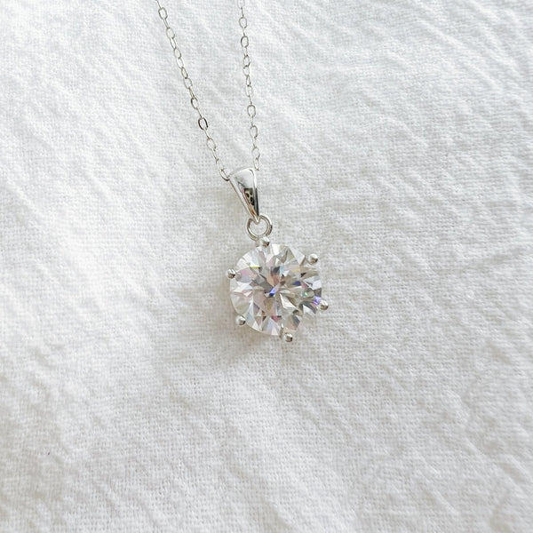 MOISSANITE SILVER NECKLACE(JNM020)