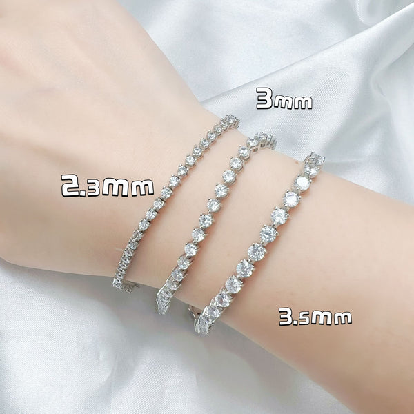 3mm 3 Claws Design Bracelet (JB048)