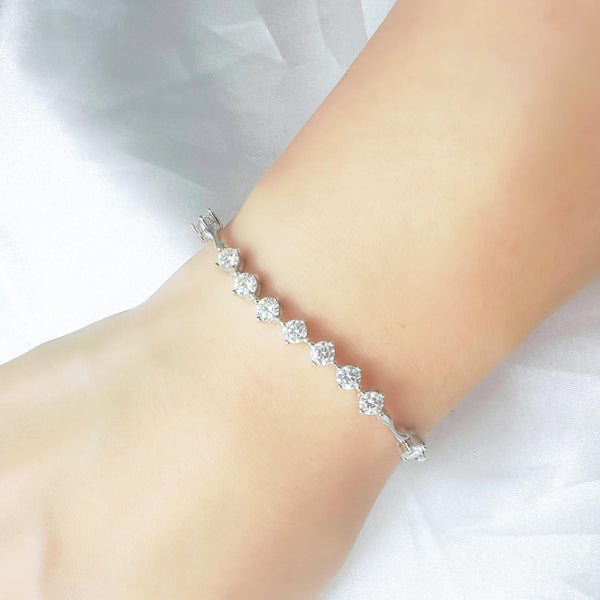 MOISSANITE SILVER BRACELETS(JBM032)