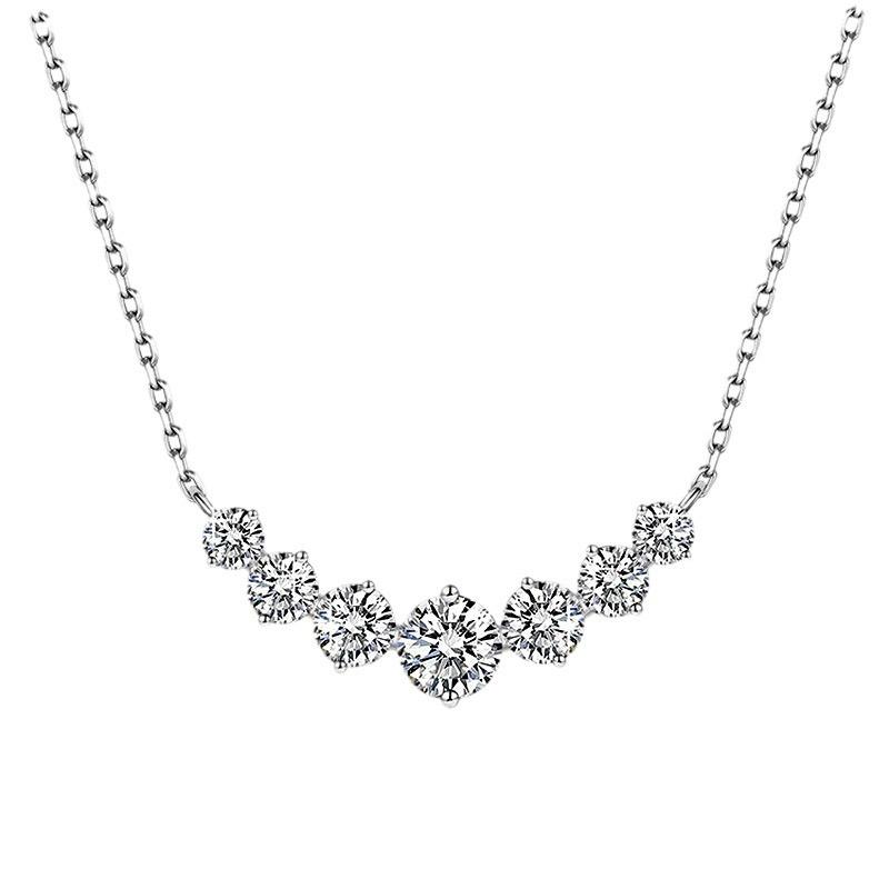 MOISSANITE SILVER NECKLACE(JNM023)