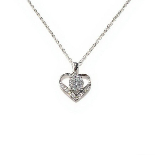 1CT MOISSANITE SILVER NECKLACE(JNM042)