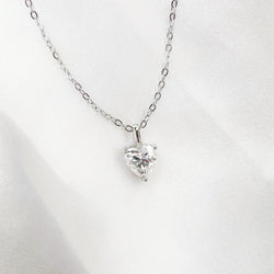 1CT MOISSANITE SILVER NECKLACE(JNM056)