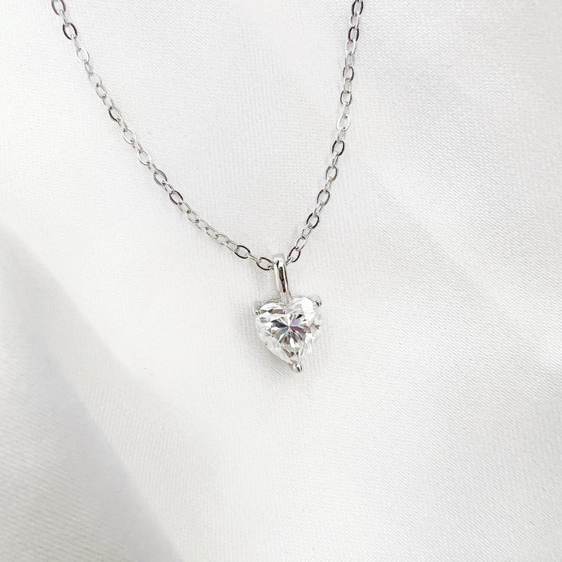 1CT MOISSANITE SILVER NECKLACE(JNM056)