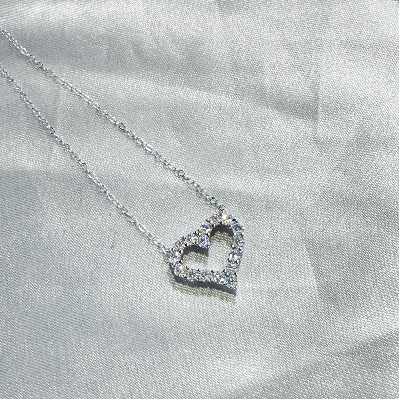 1.2CT MOISSANITE SILVER NECKLACE(JNM018)