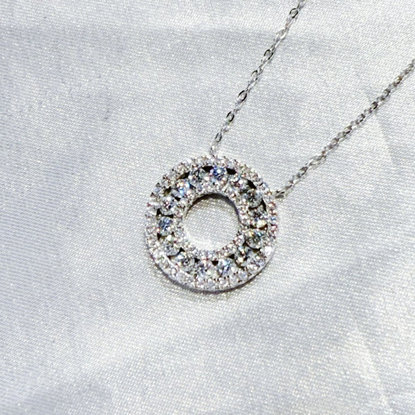 MOISSANITE SILVER NECKLACE(JNM044)