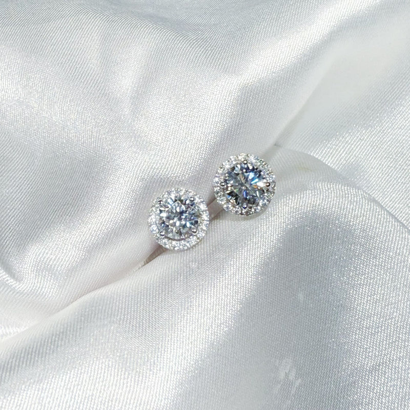 Moissanite Earrings (JEM053)