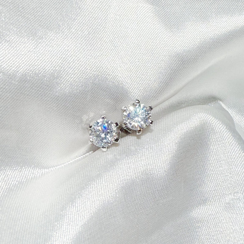Moissanite Earrings (JEM074)