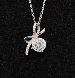 MOISSANITE SILVER NECKLACE(JNM027)