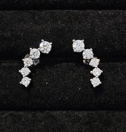 Moissanite Earrings (JEM059)