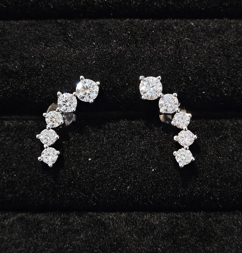 Moissanite Earrings (JEM059)