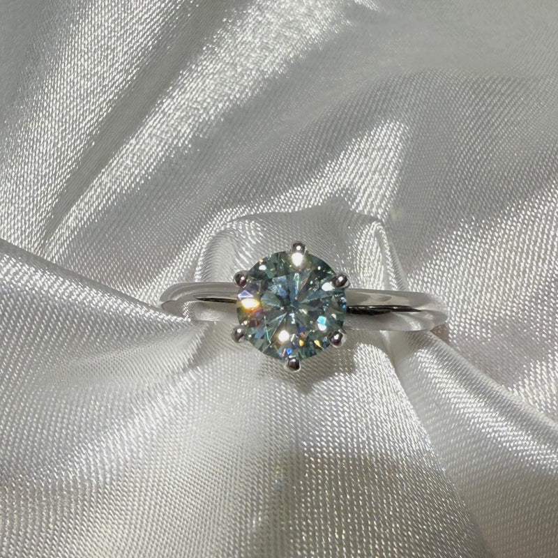 1CT  MOISSANITE SILVER (JRM084)
