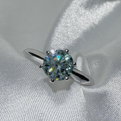 1CT  MOISSANITE SILVER (JRM084)