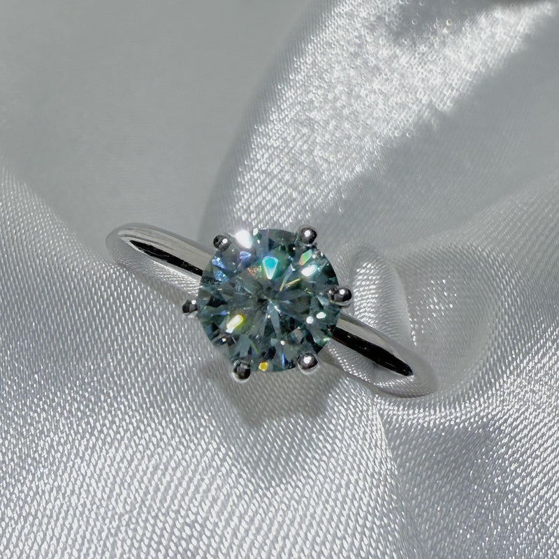 1CT  MOISSANITE SILVER (JRM084)