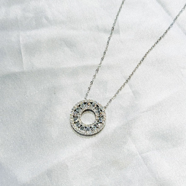 MOISSANITE SILVER NECKLACE(JNM044)