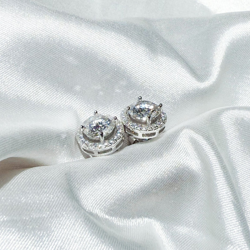 Moissanite Earrings (JEM053)