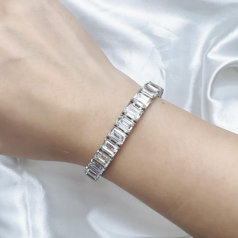 Emerald cut  Bracelet (JB050)