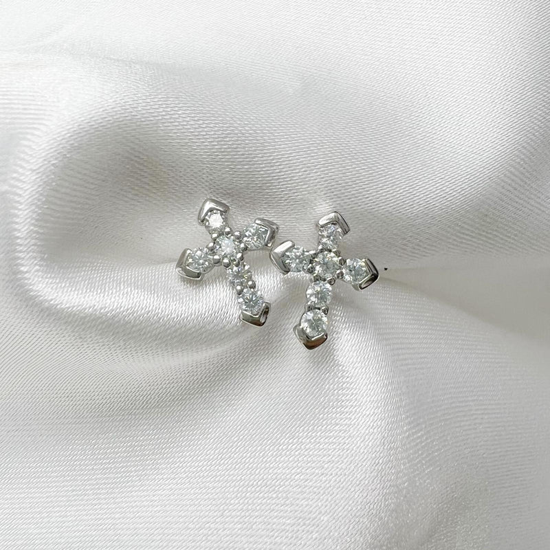 MOISSANITE SILVER EARRINGS(JEM051)