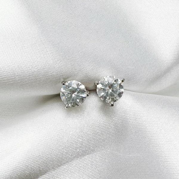 3 CLAWS Moissanite Earrings (JEM058) ORDER