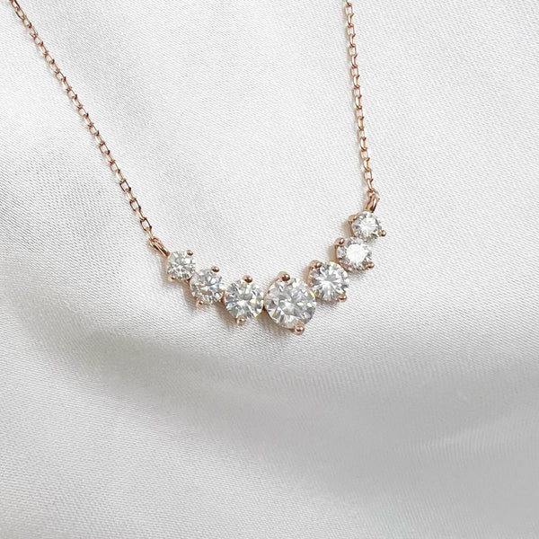 MOISSANITE SILVER NECKLACE(JNM023)