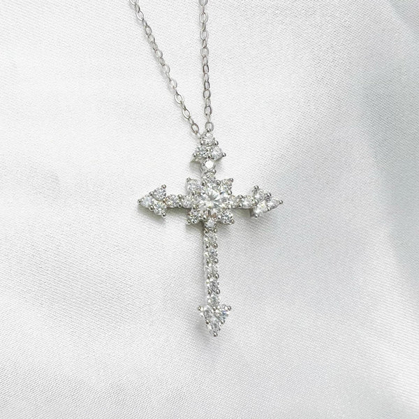 MOISSANITE SILVER NECKLACE(JNM012)