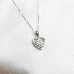 MOISSANITE SILVER NECKLACE(JNM014)