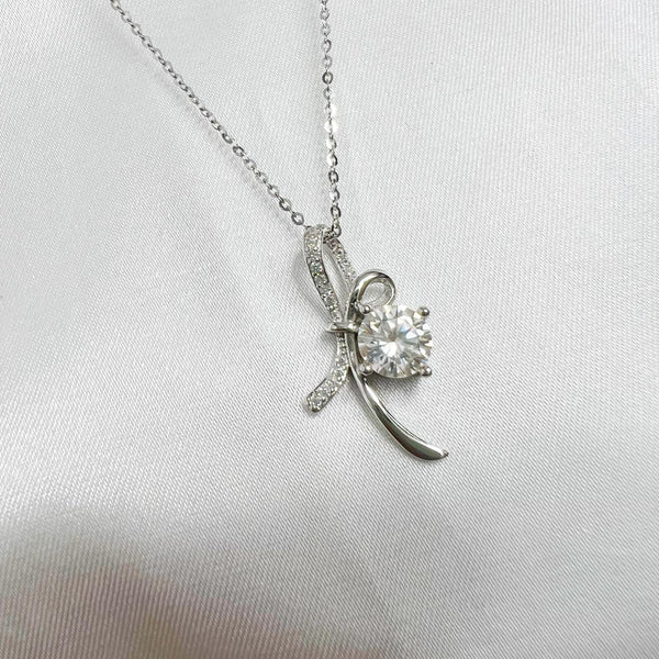 MOISSANITE SILVER NECKLACE(JNM015)