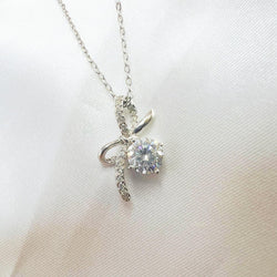 MOISSANITE SILVER NECKLACE(JNM027)