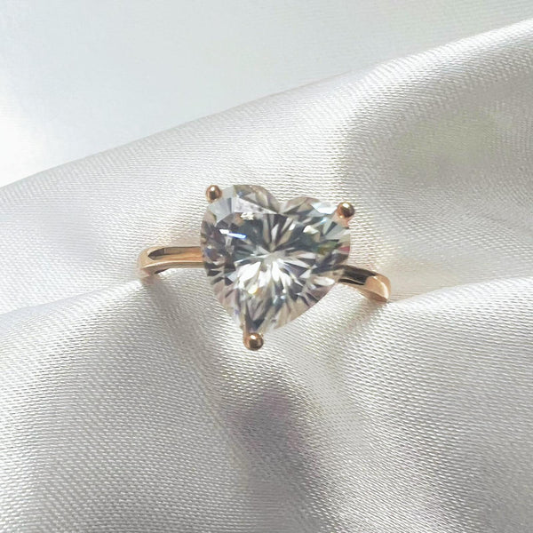 HEART MOISSANITE SILVER (JRM131)