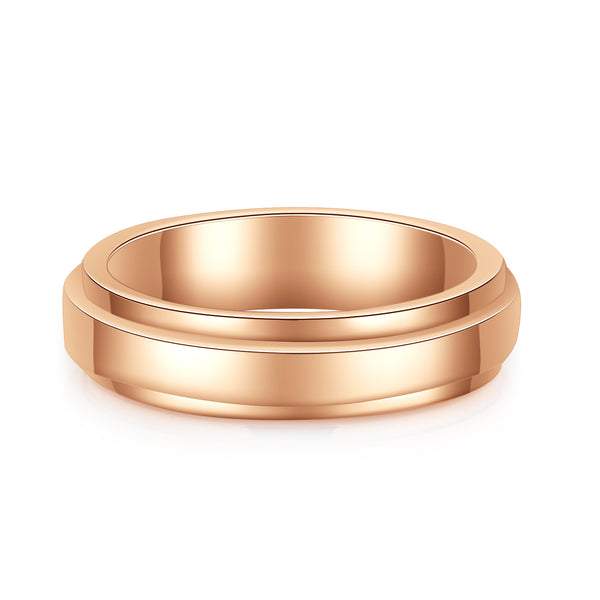10K Rose Gold Eternity Plain Ring 10K金Eternity戒指 (10KR010)