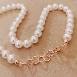 8MM Swarovski Pearl Necklace (SWPN029)