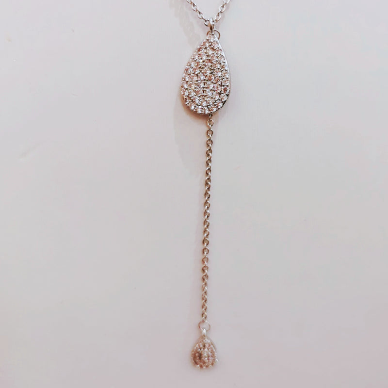 2 in 1 Pear Necklace  Necklace (WN100)