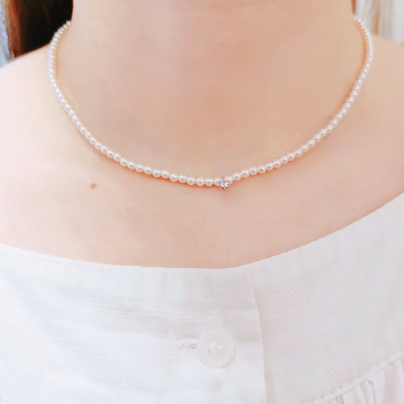 4MM Pearl Evelyn Necklace (SWPN031)