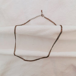 Black Chain Necklace (WN087)