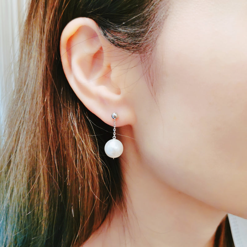 Swarovski Pearl Earrings 珍珠吊耳環 (SWPE021)