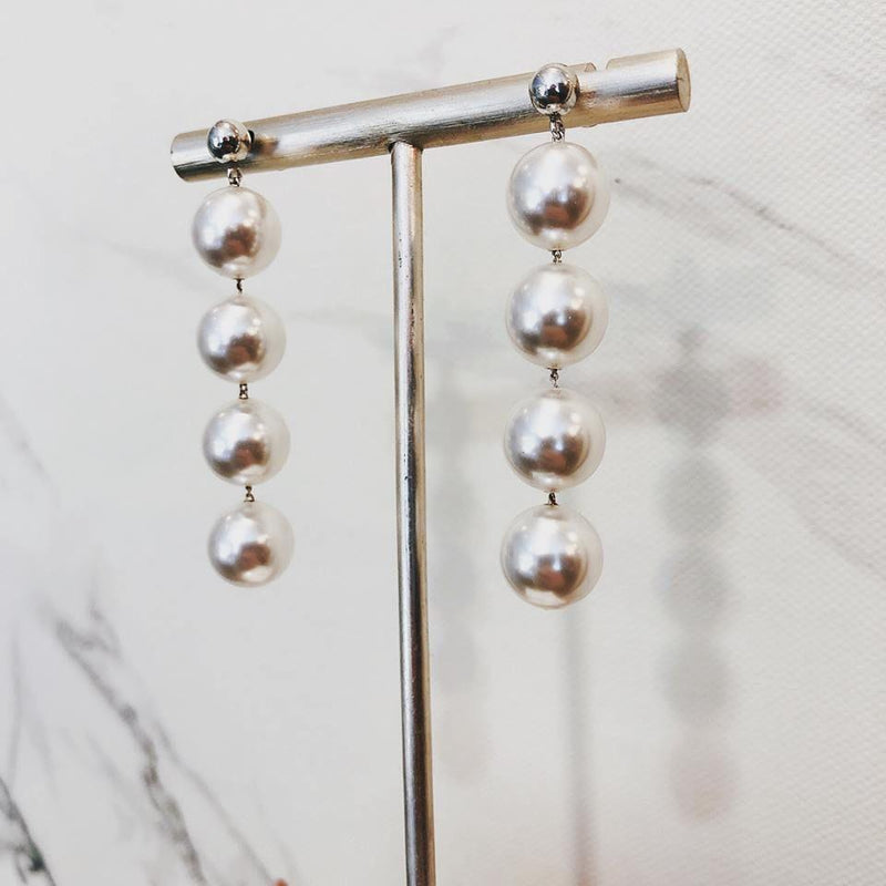 Swarovski Pearl Earrings(SWPE011)