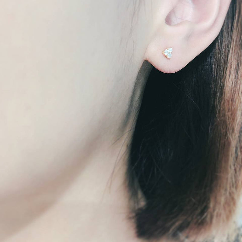 Three Leaf Earrings (JE029)