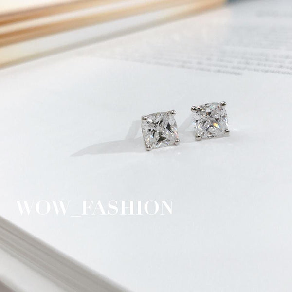 Cushion Cut Earrings (JE006)