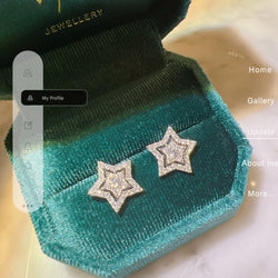 Halo Starry Earrings (JE044)