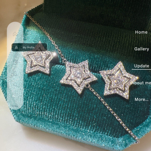 Halo Starry Earrings (JE044)