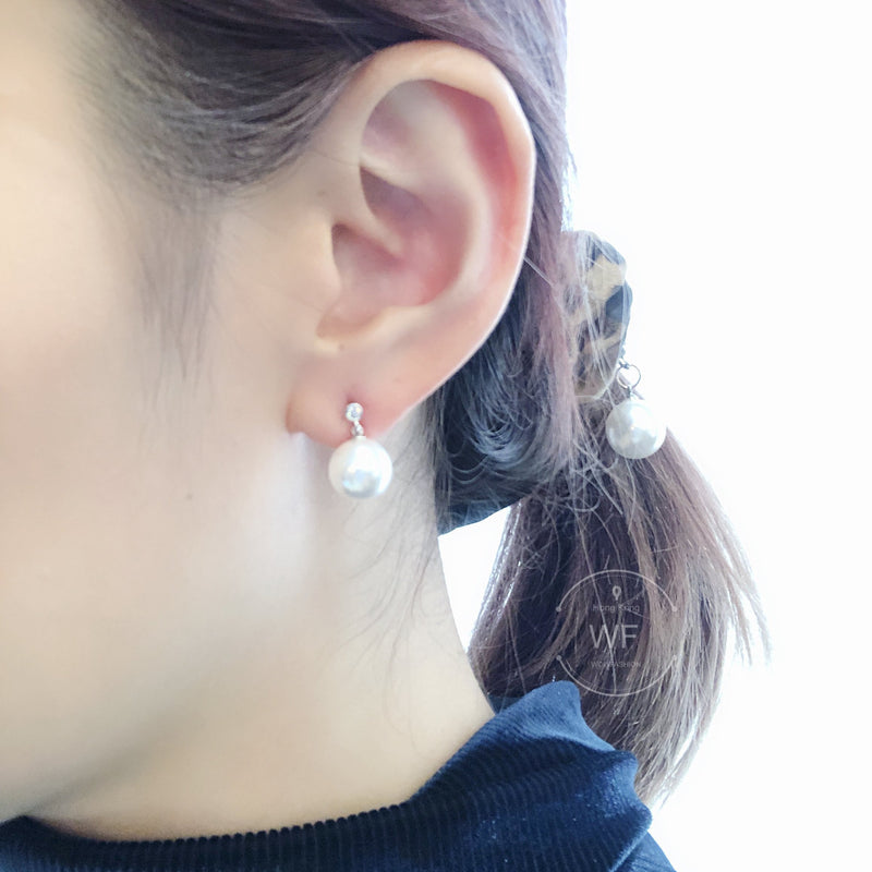 Swarovski Pearl Earrings 閃石珍珠耳環 (SWPE024)