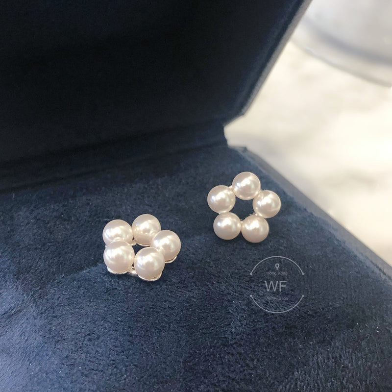 Swarovski Pearl Earrings 冬甩珍珠耳環 (SWPE028)