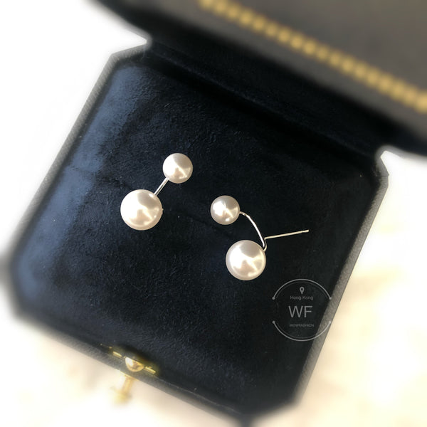 Swarovski Pearl Earrings 大小珍珠耳環 (SWPE019)