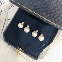10K Gold Fresh Water Pearl Earring -10K真金淡水珍珠耳環 (10KPE003) ORDER