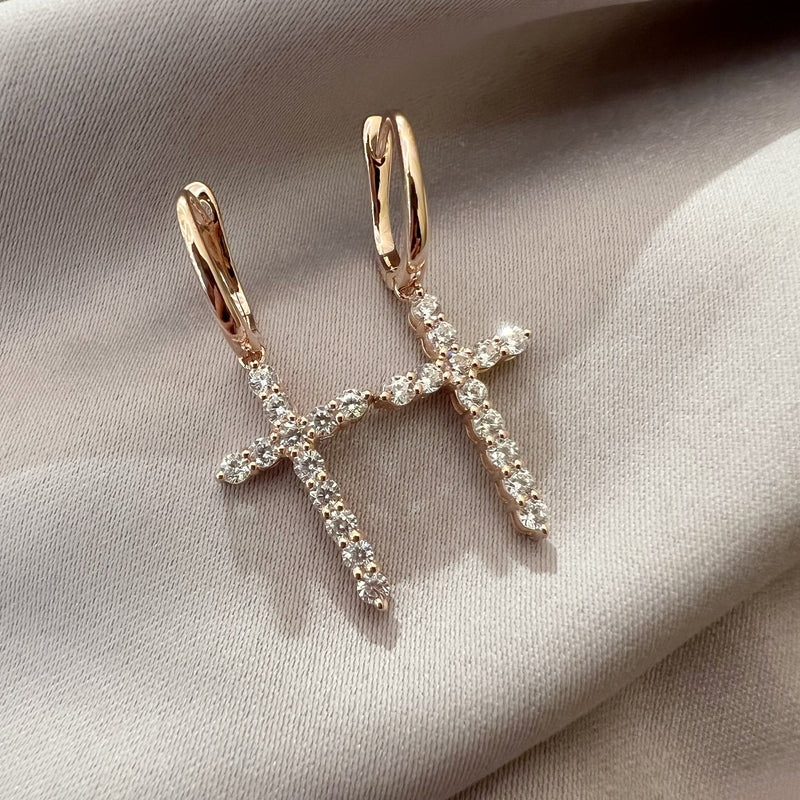 Cross Earrings (JE045)