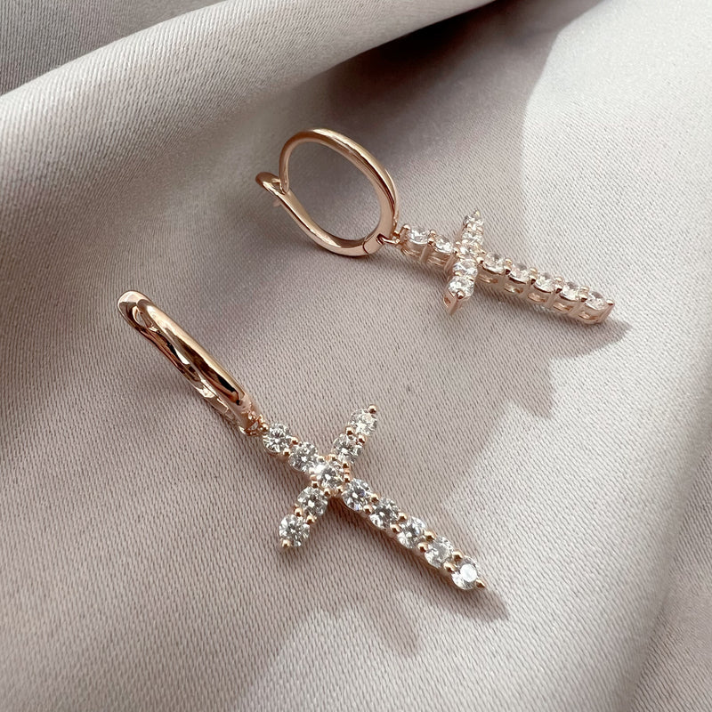 Cross Earrings (JE045)