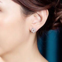 Swarovski Pearl Earrings 碎石冬甩珍珠耳環 (SWPE015)