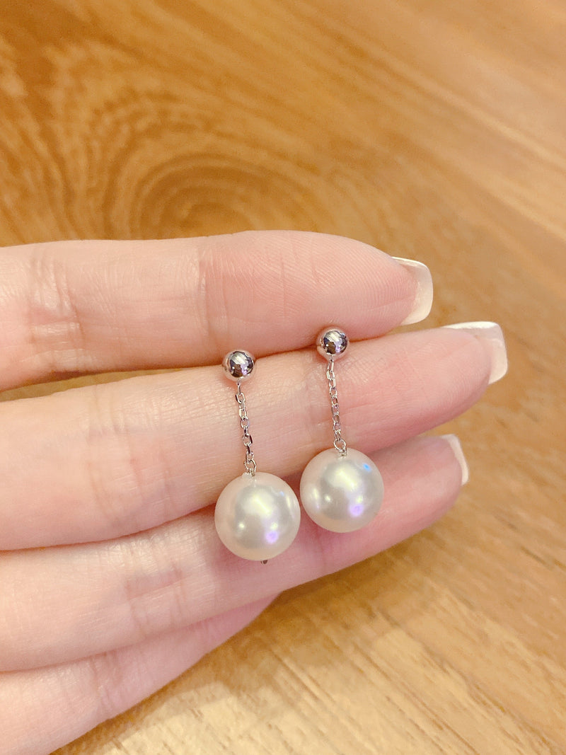 Swarovski Pearl Earrings 珍珠吊耳環 (SWPE021)